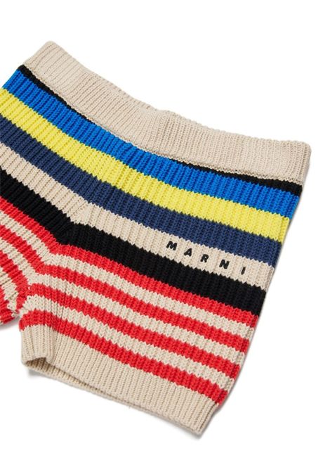 Shorts a righe MARNI KIDS | M01751 M00X10MC76